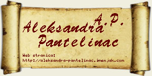 Aleksandra Pantelinac vizit kartica